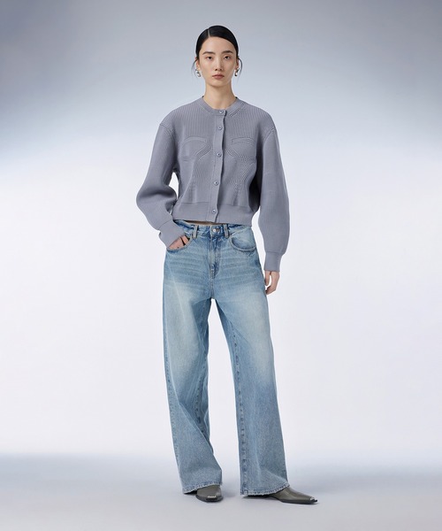 JNBY(ジェーエヌビーワイ)の「Corset Silhouette Design Cardigan / ニットカーディガン(ニット/セーター・レディース・グレー/ブラック/ピンク・38/36)」の15枚目の写真
