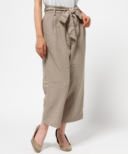 DISCOAT（ディスコート）の「【Discoat】ツイルワイドパンツ（その他パンツ・レディース・カーキ/ライトグレー/ブラック・LARGE/MEDIUM/SMALL）」の13枚目の写真