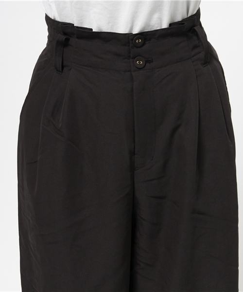 DISCOAT（ディスコート）の「【Discoat】ツイルワイドパンツ（その他パンツ・レディース・カーキ/ライトグレー/ブラック・LARGE/MEDIUM/SMALL）」の7枚目の写真