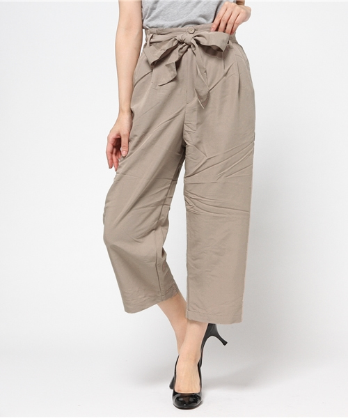 DISCOAT（ディスコート）の「【Discoat】ツイルワイドパンツ（その他パンツ・レディース・カーキ/ライトグレー/ブラック・LARGE/MEDIUM/SMALL）」の15枚目の写真
