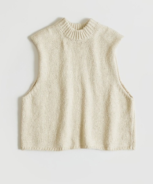 THE SHINZONE(ザ シンゾーン)の「COTTON SLUB KNIT / SHINZONE コットンスラブニット(ニット/セーター・レディース・グレー/ホワイト・FREE)」の11枚目の写真