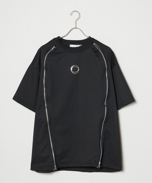 Theater code(シアターコード)の「▲zip design circle logo short sleeve tee / ジップデザイン サークルロゴ 半袖Tシャツ Y2K(Tシャツ/カットソー・メンズ・ブラック/ホワイト・2/3)」の18枚目の写真