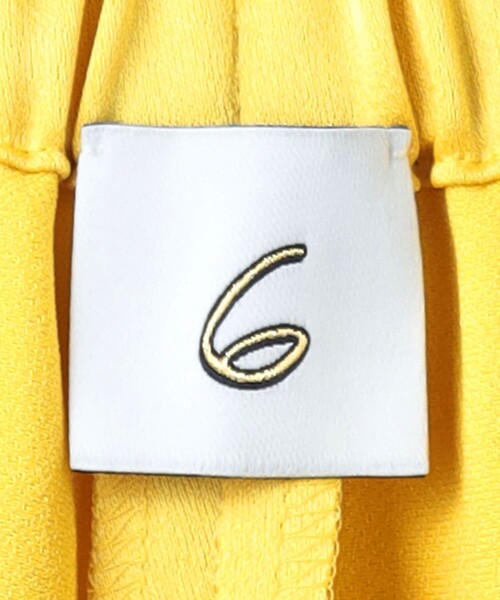 6（ロク）の「＜6(ROKU)＞サテンパンツ YELLOW（その他パンツ