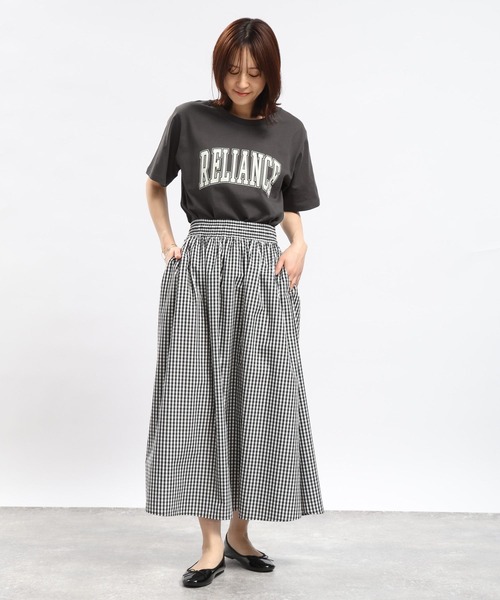 GLOBAL WORK Smile Seed Store(グローバルワーク スマイルシードストア)の「カロヤカボリュームスカート/977020(スカート・レディース・ベージュ/チャコール/ブラック/チェック・LARGE/MEDIUM/SMALL/X-LARGE)」の11枚目の写真