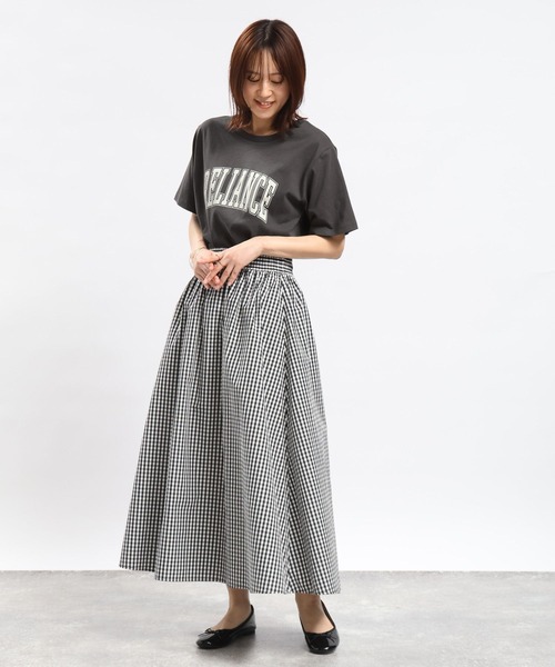 GLOBAL WORK Smile Seed Store(グローバルワーク スマイルシードストア)の「カロヤカボリュームスカート/977020(スカート・レディース・ベージュ/チャコール/ブラック/チェック・LARGE/MEDIUM/SMALL/X-LARGE)」の13枚目の写真