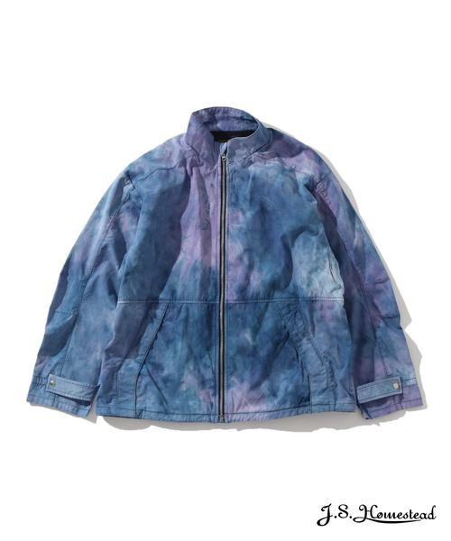 JOURNAL STANDARD J.S HOMESTEAD(ジャーナルスタンダードホームステッド)の「【J.S.Homestead】CAMOUFLAGE DYE P/F BZ(ブルゾン・メンズ・ライトグリーン/ブルー系その他・MEDIUM/LARGE)」の2枚目の写真