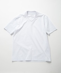 【ACTIVE TAILOR】COOL TOUCH シルケットスムースVネックT<接触冷感>