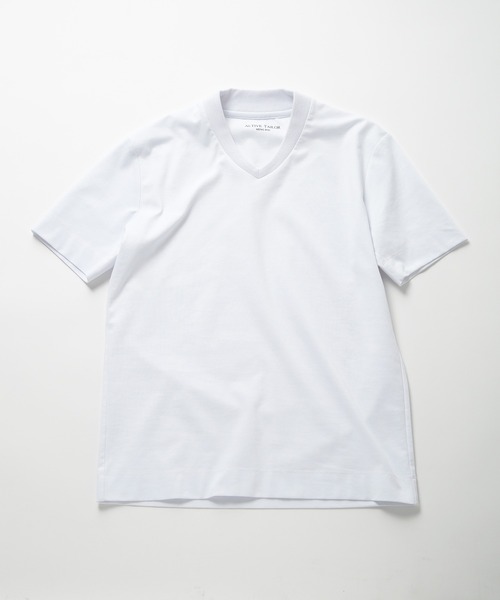【ACTIVE TAILOR】COOL TOUCH シルケットスムースVネックT<接触冷感>(Tシャツ/カットソー)|MEN'S BIGI(メンズビギ) 【ACTIVE TAILOR】COOL TOUCH シルケットスムースVネックT<接触冷感>(Tシャツ/カットソー)|MEN'S BIGI(メンズビギ)