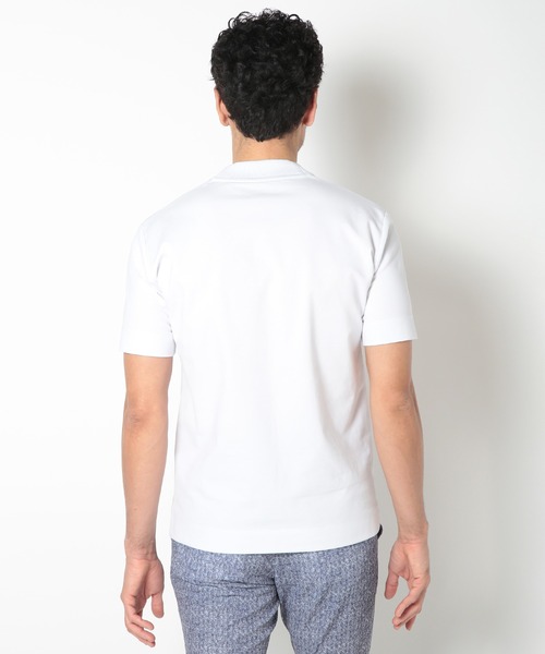 【ACTIVE TAILOR】COOL TOUCH シルケットスムースVネックT<接触冷感>(Tシャツ/カットソー)|MEN'S BIGI(メンズビギ) 【ACTIVE TAILOR】COOL TOUCH シルケットスムースVネックT<接触冷感>(Tシャツ/カットソー)|MEN'S BIGI(メンズビギ)