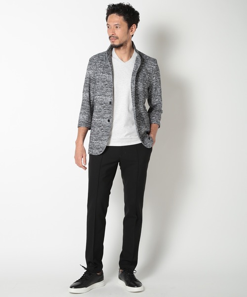 【ACTIVE TAILOR】COOL TOUCH シルケットスムースVネックT<接触冷感>(Tシャツ/カットソー)|MEN'S BIGI(メンズビギ) 【ACTIVE TAILOR】COOL TOUCH シルケットスムースVネックT<接触冷感>(Tシャツ/カットソー)|MEN'S BIGI(メンズビギ)