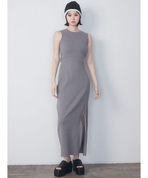 送関込み ★Hobbs London★ IANA エレガント ワンピース セール】ジャガードクレリックバックオープンワンピース