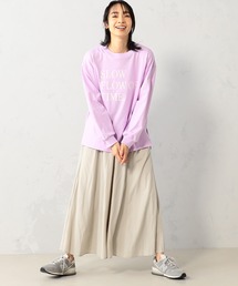 ナガモッTEE ロゴプリント長袖Tシャツ