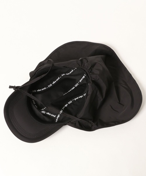 niko and...(ニコアンド)の「【DOD(ディーオーディー)】コラボサンシェード付きキャップ(キャップ・レディース・ブラック/アイボリー/グリーン・FREE)」の9枚目の写真