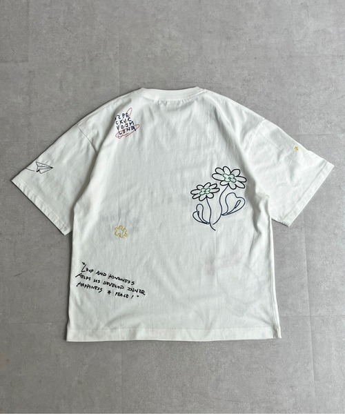 CPCM(シーピーシーエム)の「落書き柄T(Tシャツ/カットソー・メンズ・グレー/チャコールグレー/ホワイト/イエロー・MEDIUM/LARGE)」の16枚目の写真