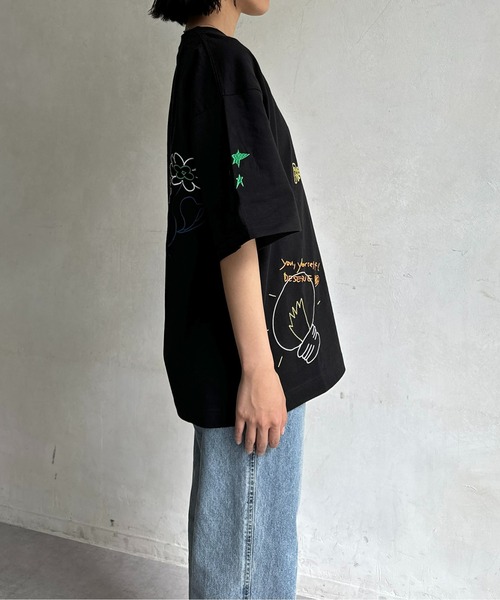 CPCM(シーピーシーエム)の「落書き柄T(Tシャツ/カットソー・メンズ・グレー/チャコールグレー/ホワイト/イエロー・MEDIUM/LARGE)」の20枚目の写真
