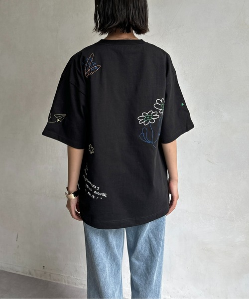 CPCM(シーピーシーエム)の「落書き柄T(Tシャツ/カットソー・メンズ・グレー/チャコールグレー/ホワイト/イエロー・MEDIUM/LARGE)」の21枚目の写真