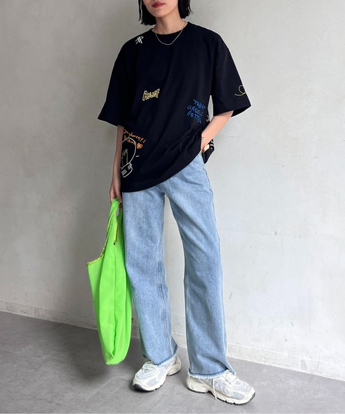 CPCM(シーピーシーエム)の「落書き柄T(Tシャツ/カットソー・メンズ・グレー/チャコールグレー/ホワイト/イエロー・MEDIUM/LARGE)」の22枚目の写真
