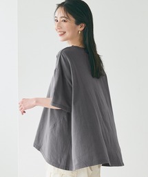 【WEB限定セール】バックフレアコットンTシャツ