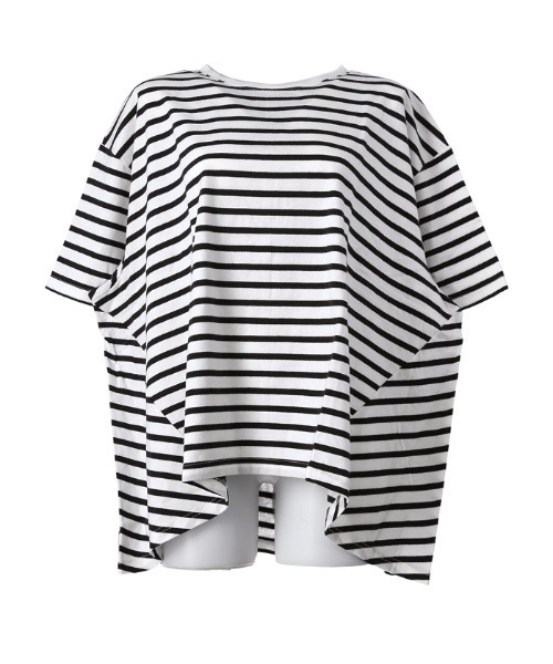 coca(coca)(コカ)の「【WEB限定セール】バックフレアコットンTシャツ(Tシャツ/カットソー・レディース・チャコール/その他1/ホワイト・M/L)」の17枚目の写真