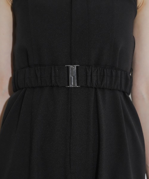 SENSE OF PLACE by URBAN RESEARCH（センスオブプレイスバイアーバンリサーチ）の「ベルトツキベアパンツ（サロペット/オーバーオール・レディース・ブラック/ライトベージュ/グレー・MEDIUM/SMALL）」の13枚目の写真