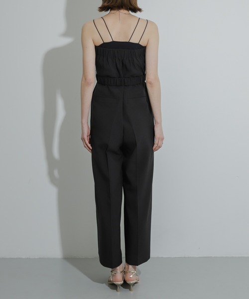 SENSE OF PLACE by URBAN RESEARCH（センスオブプレイスバイアーバンリサーチ）の「ベルトツキベアパンツ（サロペット/オーバーオール・レディース・ブラック/ライトベージュ/グレー・MEDIUM/SMALL）」の19枚目の写真