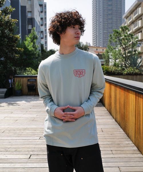 roial（ロイアル）の「DESIGN TEE/ROIAL(ロイアル)スタンダードフィットバックプリントロングカットソー（Tシャツ/カットソー・メンズ・ホワイト/ネイビー/グリーン系その他3・LARGE/MEDIUM/X-LARGE）」の22枚目の写真