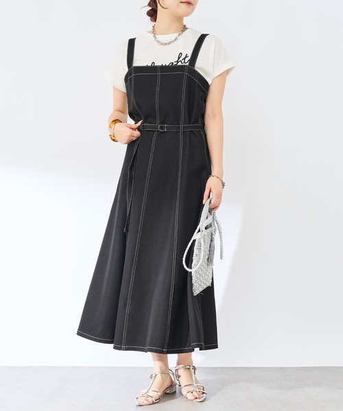 un dix cors アンディコール デニムジャンスカ　Lサイズ　新品・未使用 un dix cors（アンディコール）の「《2サイズ展開》デニム