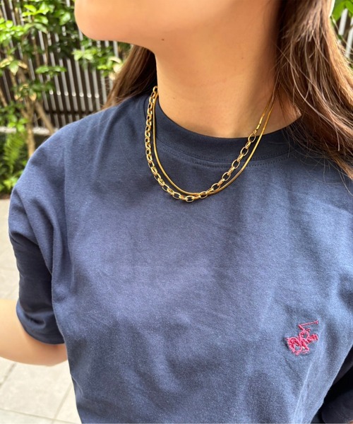 ALWAYS GOOD TIME(オルウェイズグッドタイム)の「デザインチェーン ロングネックレス(ネックレス・レディース・その他1/シルバー系1/ゴールド系1・FREE)」の3枚目の写真