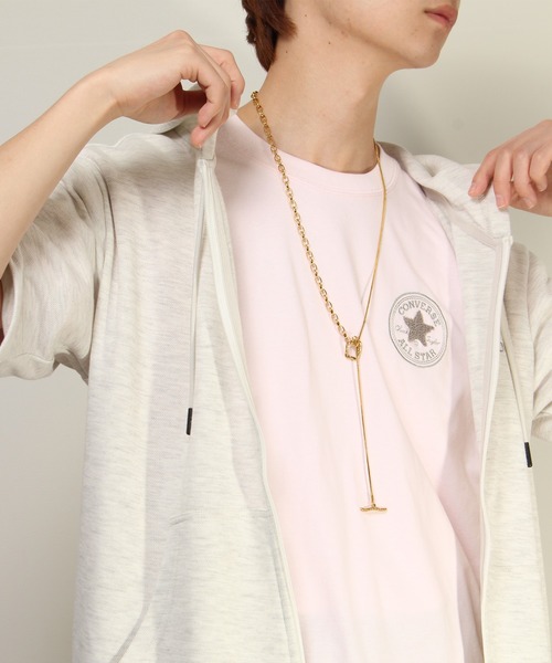 ALWAYS GOOD TIME(オルウェイズグッドタイム)の「デザインチェーン ロングネックレス(ネックレス・レディース・その他1/シルバー系1/ゴールド系1・FREE)」の5枚目の写真