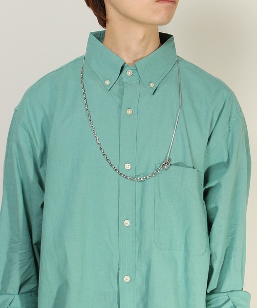 ALWAYS GOOD TIME(オルウェイズグッドタイム)の「デザインチェーン ロングネックレス(ネックレス・レディース・その他1/シルバー系1/ゴールド系1・FREE)」の9枚目の写真