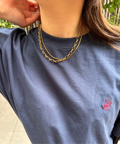 ALWAYS GOOD TIME(オルウェイズグッドタイム)の「デザインチェーン ロングネックレス(ネックレス・レディース・その他1/シルバー系1/ゴールド系1・FREE)」の13枚目の写真