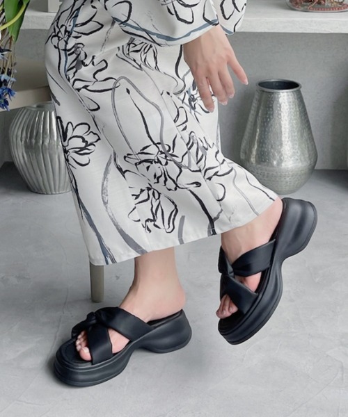 Miniministore（ミニミニストア）の「厚底サンダル ミュールサンダル