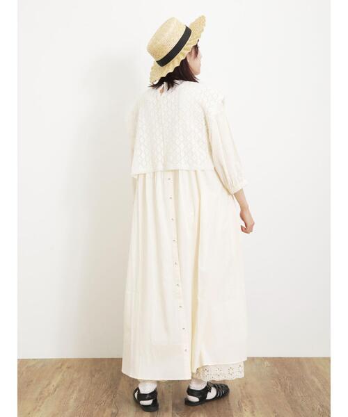 Samansa Mos2(サマンサ モスモス)の「【Sサイズ / WEB限定】レースベストSET前後着ワンピース(ワンピース・レディース・ラベンダー/キナリ/ブラック/ベージュ・M/S)」の13枚目の写真