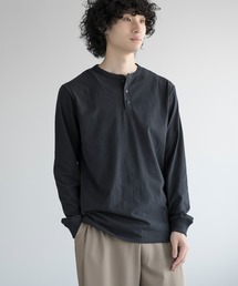 aimoha | aimoha men CLASSIC HENLEY LONG SLEEVE(Tシャツ/カットソー)