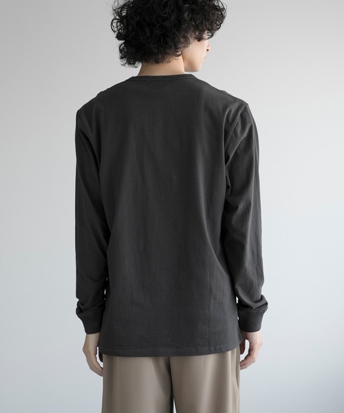 aimoha（アイモハ）の「aimoha men CLASSIC HENLEY LONG SLEEVE（Tシャツ/カットソー・メンズ・グレー/ブラック/ホワイト/ダークグレー/ネイビー・LARGE/X-LARGE/XX-LARGE/XXX-LARGE）」の20枚目の写真