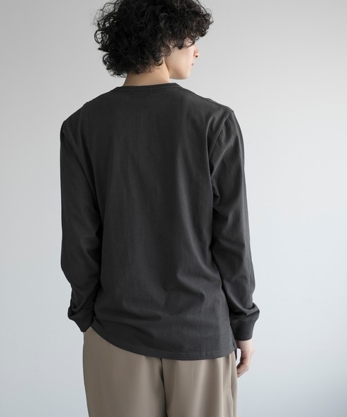 aimoha（アイモハ）の「aimoha men CLASSIC HENLEY LONG SLEEVE（Tシャツ/カットソー・メンズ・グレー/ブラック/ホワイト/ダークグレー/ネイビー・LARGE/X-LARGE/XX-LARGE/XXX-LARGE）」の21枚目の写真