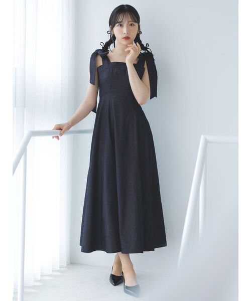 dazzlin（ダズリン）の「ショルダーリボンアソートワンピース（ワンピース・レディース・ブルー/インディゴブルー/ピンク・SMALL/MEDIUM）」の21枚目の写真