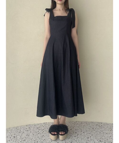 dazzlin（ダズリン）の「ショルダーリボンアソートワンピース（ワンピース・レディース・ブルー/インディゴブルー/ピンク・SMALL/MEDIUM）」の18枚目の写真