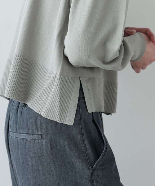 GALLEST（ギャレスト）の「◆リラックスVカーディガン（カーディガン/ボレロ・レディース・ライトグリーン/ブラック/ライトグレー/オフホワイト・38）」の16枚目の写真