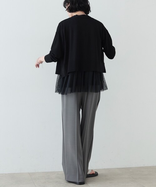 GALLEST（ギャレスト）の「◆リラックスVカーディガン（カーディガン/ボレロ・レディース・ライトグリーン/ブラック/ライトグレー/オフホワイト・38）」の20枚目の写真