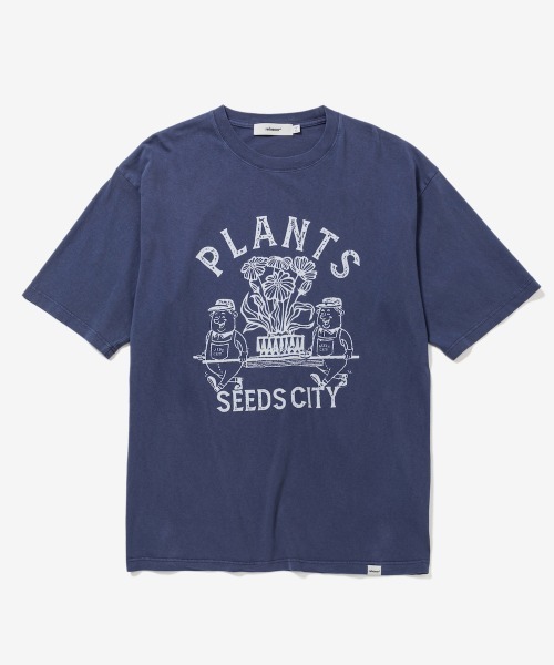 rehacer（レアセル）の「rehacer : Plant Company Fade CS / プラント カンパニー フェイド カットソー（Tシャツ/カットソー・メンズ・スミクロ/アイボリー/ネイビー・LARGE/X-LARGE/SMALL/MEDIUM）」の6枚目の写真