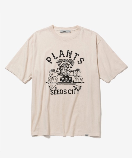 rehacer（レアセル）の「rehacer : Plant Company Fade CS / プラント カンパニー フェイド カットソー（Tシャツ/カットソー・メンズ・スミクロ/アイボリー/ネイビー・LARGE/X-LARGE/SMALL/MEDIUM）」の14枚目の写真