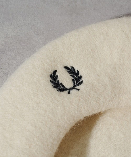 FRED PERRY】BERET フレッドペリー ワンポイントロゴ刺繍 ベレー帽