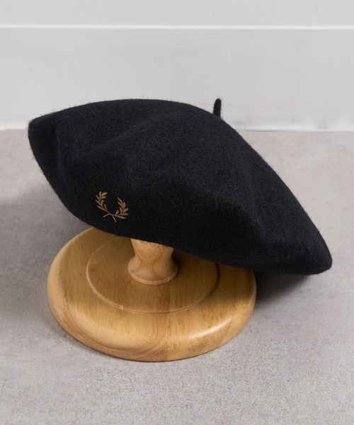 FRED PERRY】BERET フレッドペリー ワンポイントロゴ刺繍 ベレー帽