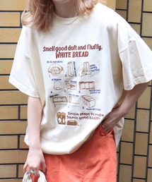 DOUBLE NAME | HOW TO WHITE BREAD刺しゅうTEE/ユニセックス(Tシャツ/カットソー)