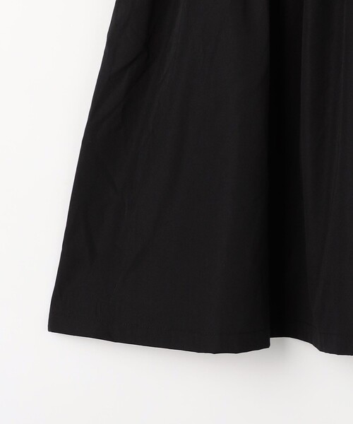 green label relaxing（グリーンレーベルリラクシング）の「TJ ワッフルボーダー×スカート ノースリーブ ワンピース  / キッズ  100cm-130cm（ワンピース・キッズ・ブラック/ブラウン・130cm/120cm/100cm/110cm）」の7枚目の写真