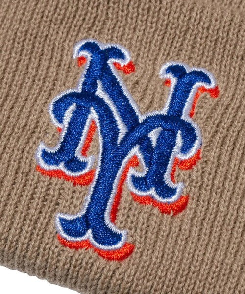 DISCOAT(ディスコート)の「NEWERA MLB BC KNIT COTTON CAP(ニットキャップ/ビーニー・メンズ・アイボリー/ベージュ/ブラック・FREE)」の6枚目の写真