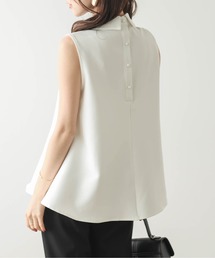 日本製 Aラインノースリーブトップス
