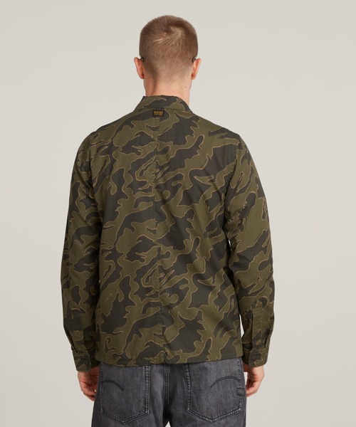 G-STAR(ジースター)の「Slant Pocket Regular Shirt/デザインポケットカモフラジップシャツジャケット(シャツ/ブラウス・メンズ・カモフラージュ・SMALL/MEDIUM/LARGE)」の5枚目の写真