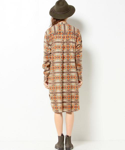 Another Edition（アナザーエディション）の「Another Edition×binduネルネイティブワンピース/BCAE×bindu NEL NTV OP◆（ワンピース・レディース・ブラウン/ネイビー・フリー）」の8枚目の写真